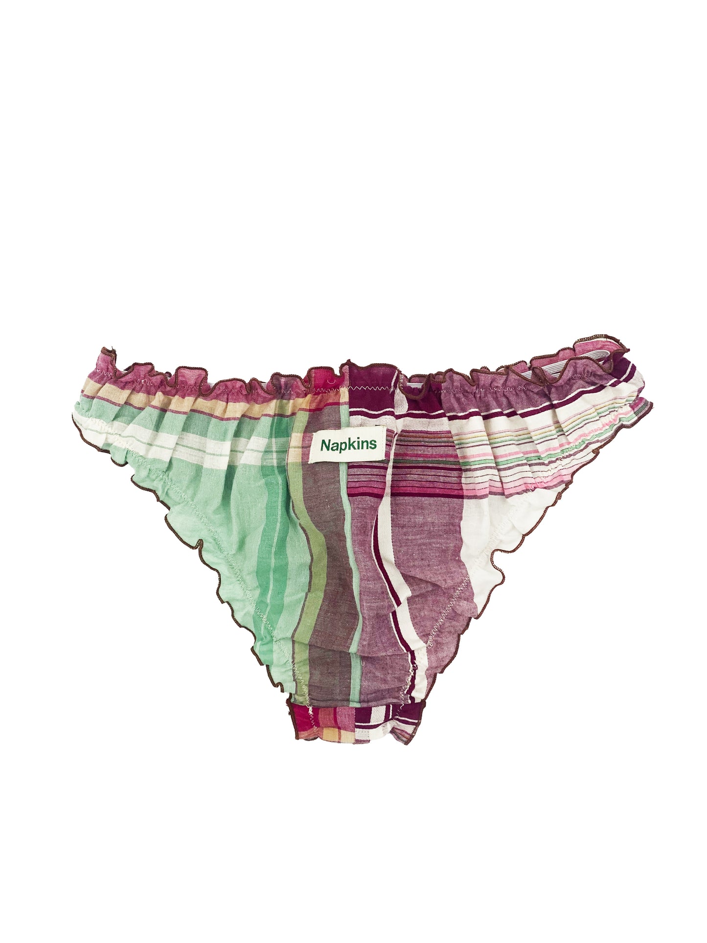 Napkin Green and purple panties