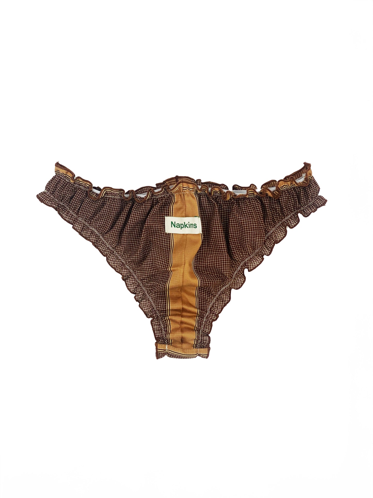 Napkin brown panties